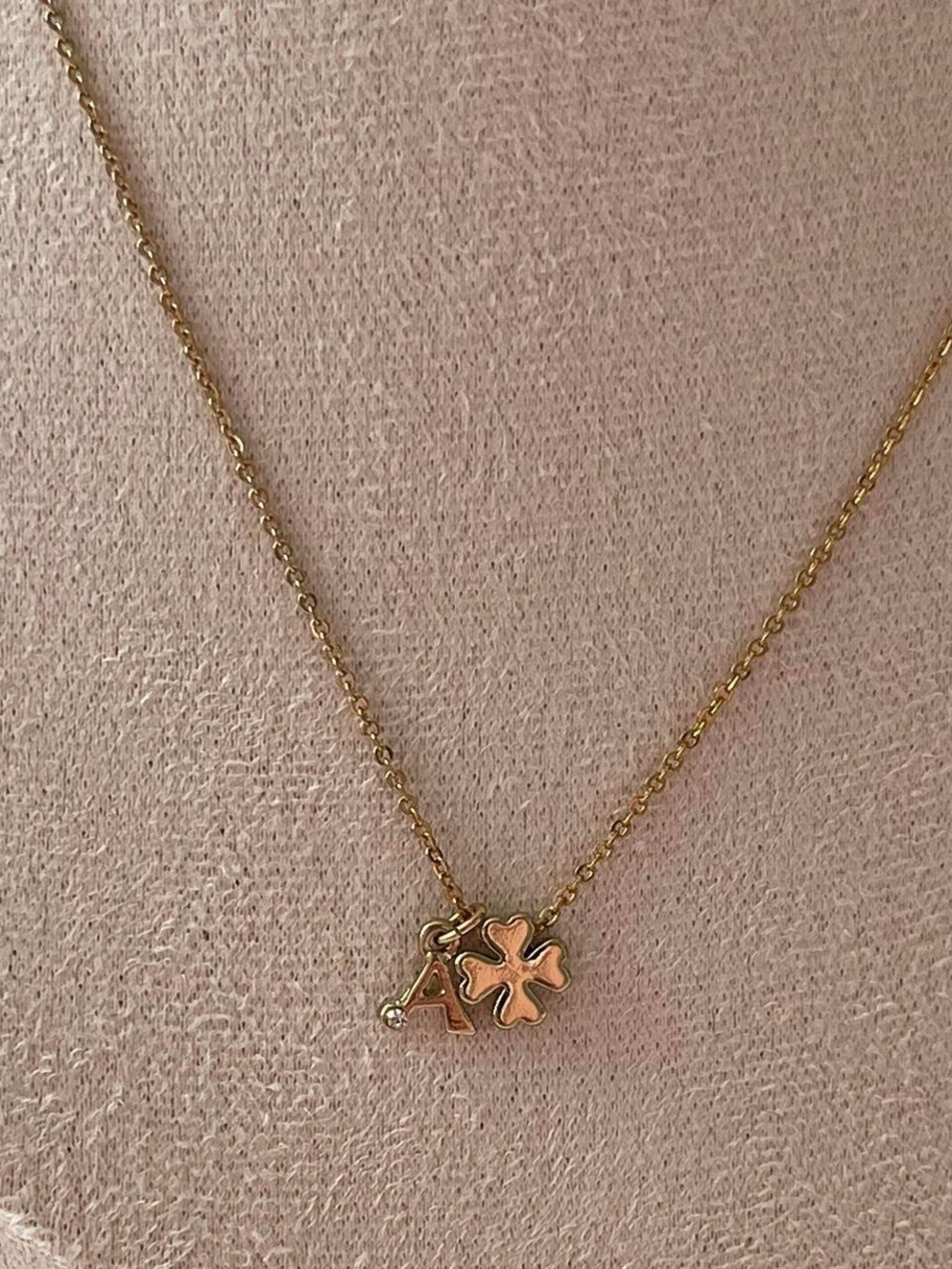 Lucky Initial Necklace - Picture 4 of 5
